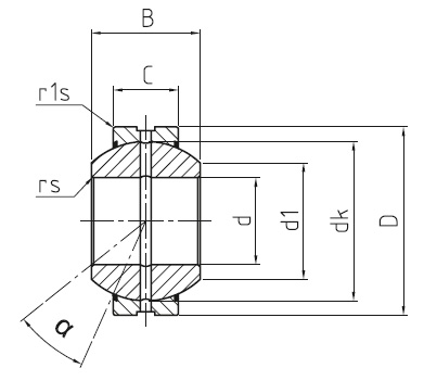 DGEG-ES-2RS drawing