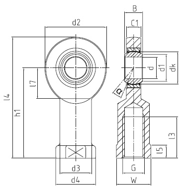 DGIR-UK-2RS drawing