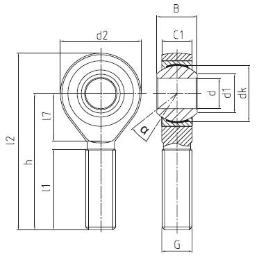 DSA-T/K drawing
