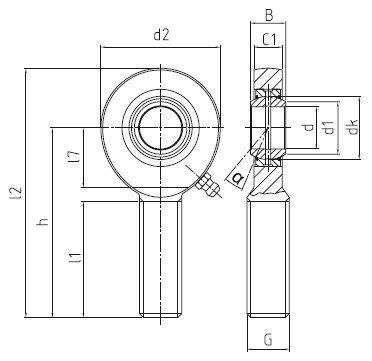 DSA-ES-2RS drawing
