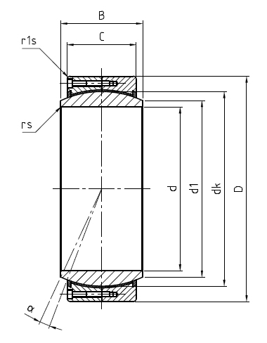 DGE-DW-2RS drawing